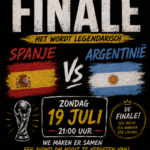 wk voetbal – finale spanje – argentinie